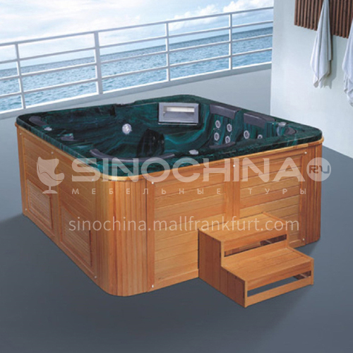 Luxury hot spring pool massage large pool hydrotherapy multi-person SPA massage surfing bathtub outdoor jacuzzi AO-6010
